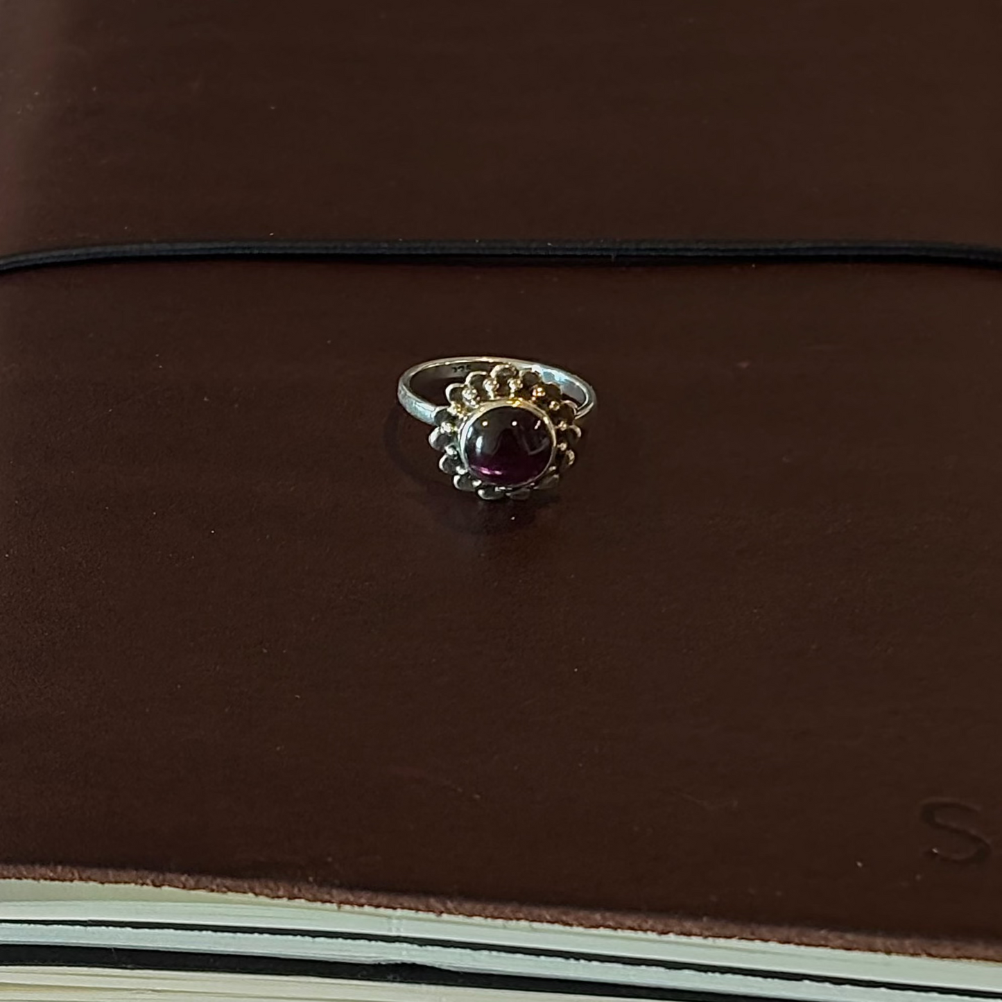 TOURMALINE FLORAL RING