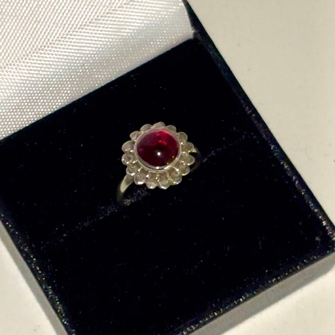TOURMALINE FLORAL RING