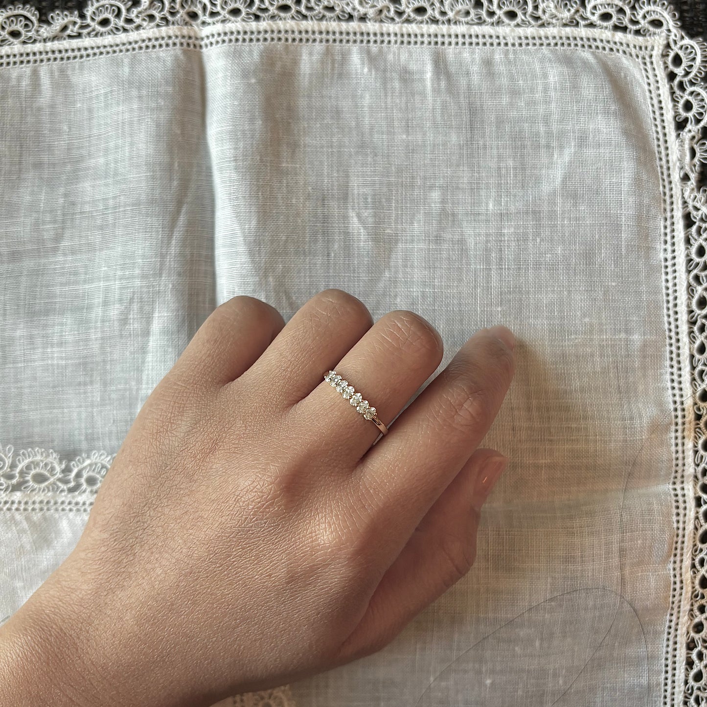 MOISSANITE 14K GOLD RING