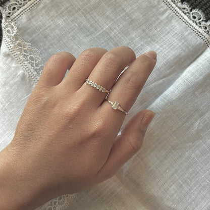 MOISSANITE 14K GOLD RING